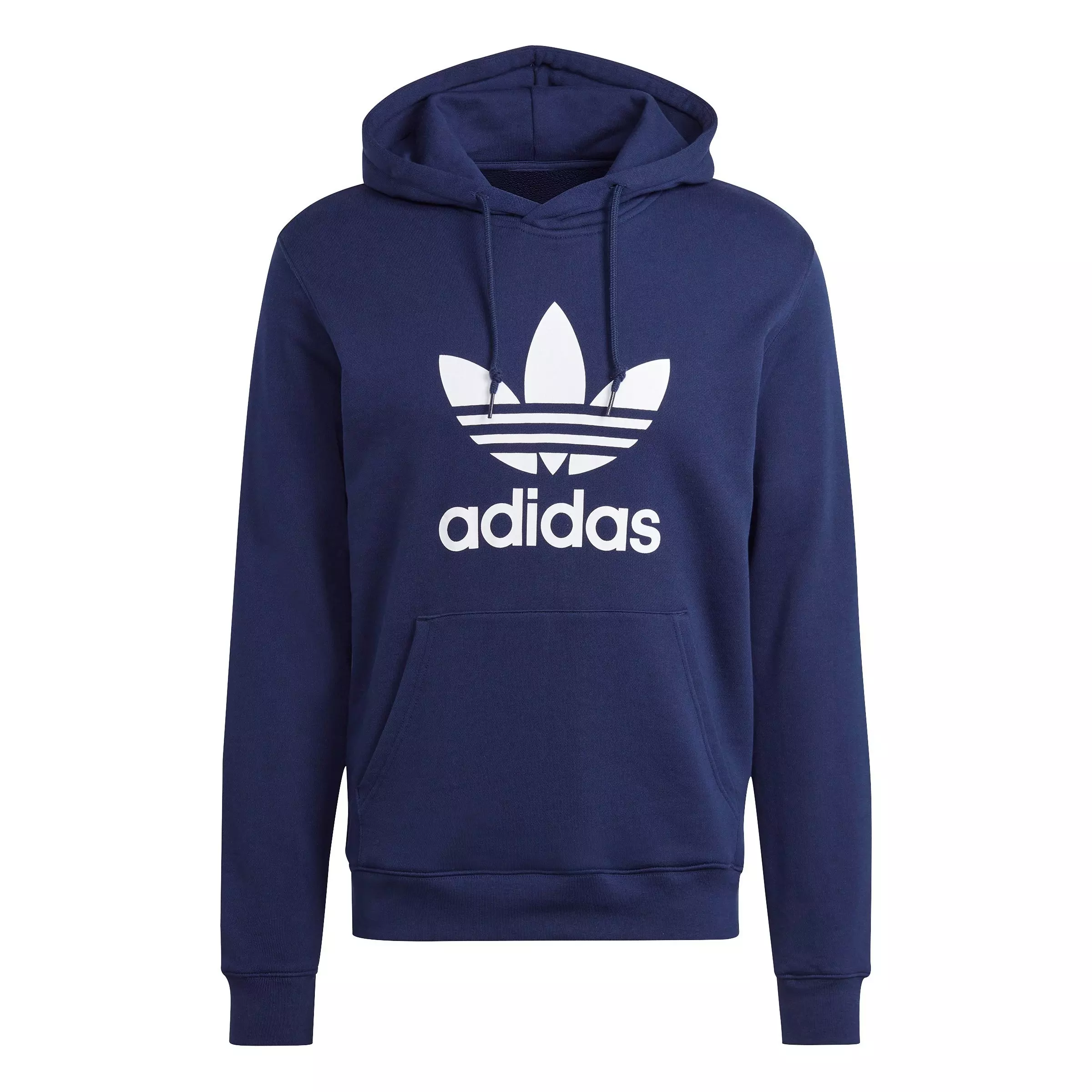 adidas Originals Men's Adicolor Classics Trefoil Heritage Hoodie-Navy - NAVY