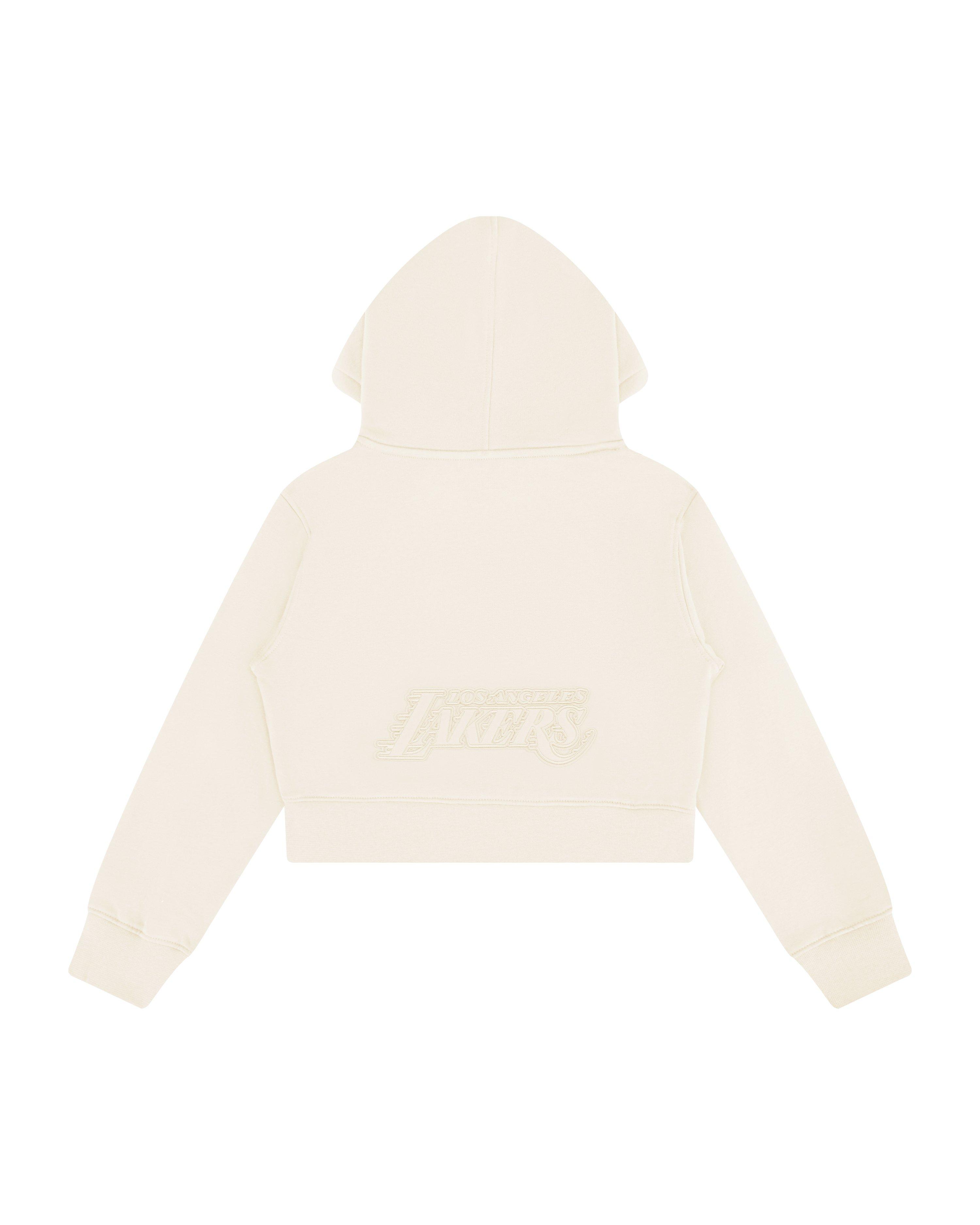 Pro Standard Big Girls' NBA Los Angeles Lakers Fleece PO Hoodie -Cream - CREAM Thumbnail View 2