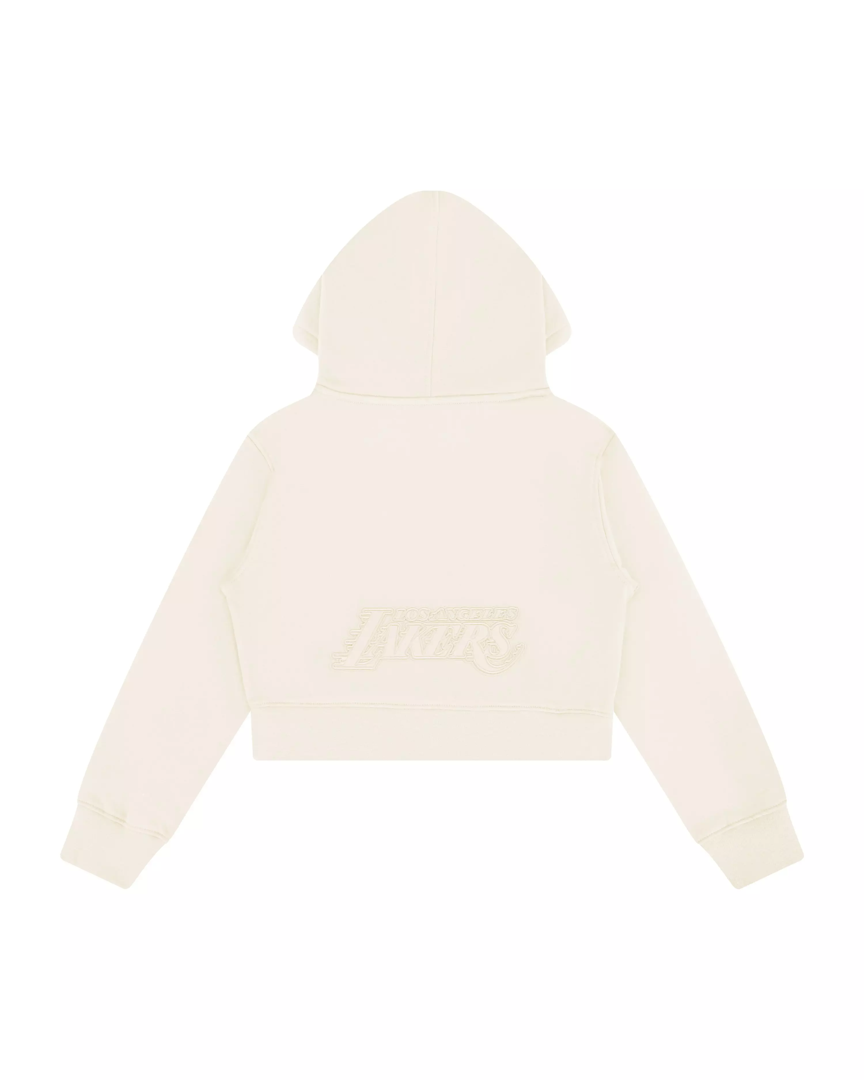 Pro Standard Big Girls' NBA Los Angeles Lakers Fleece PO Hoodie -Cream - CREAM