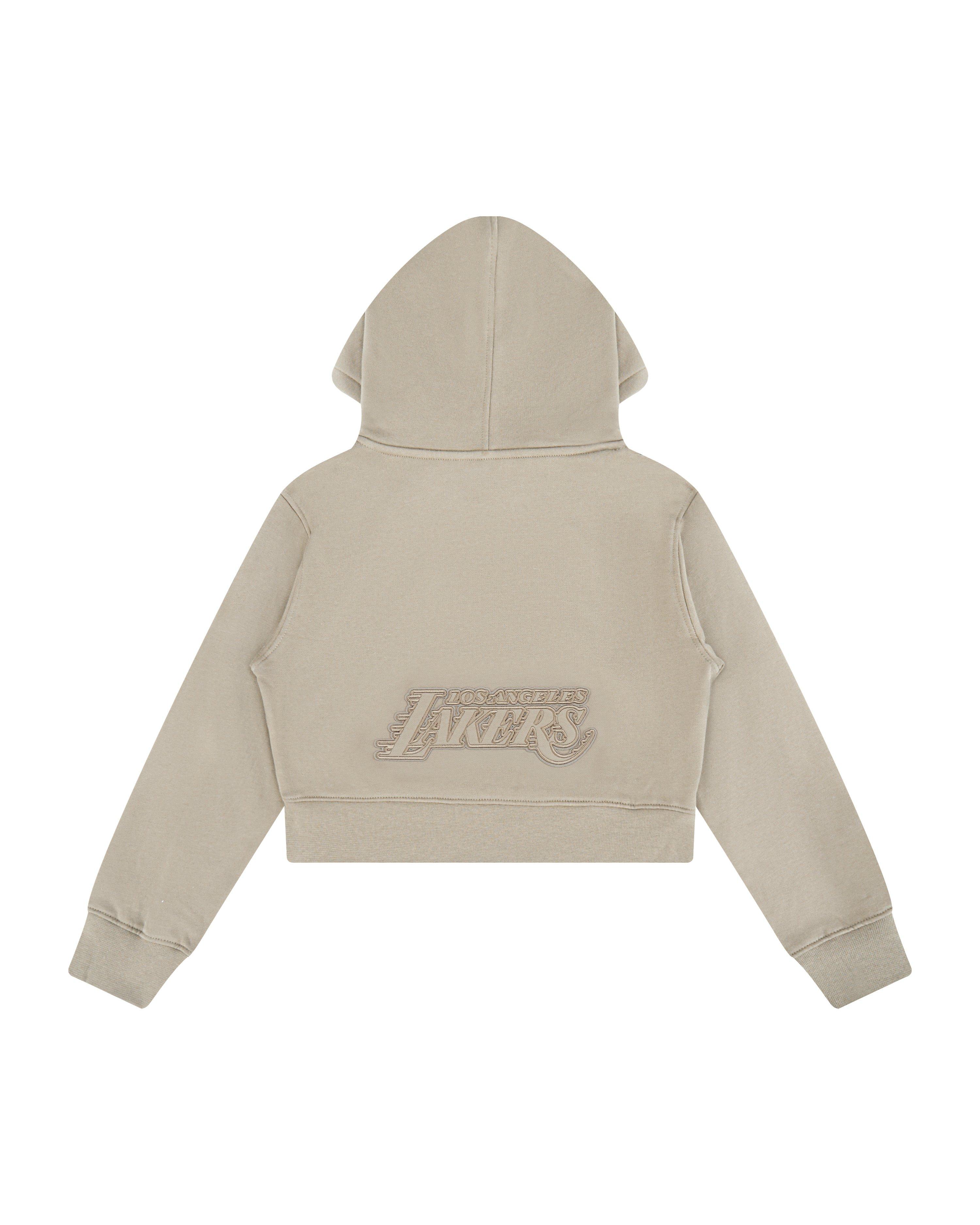 Pro Standard Big Girls' NBA Los Angeles Lakers Fleece PO Hoodie -Stone - STONE Thumbnail View 2