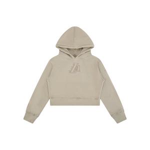 Pro Standard Big Girls' NBA Los Angeles Lakers Fleece PO Hoodie -Stone