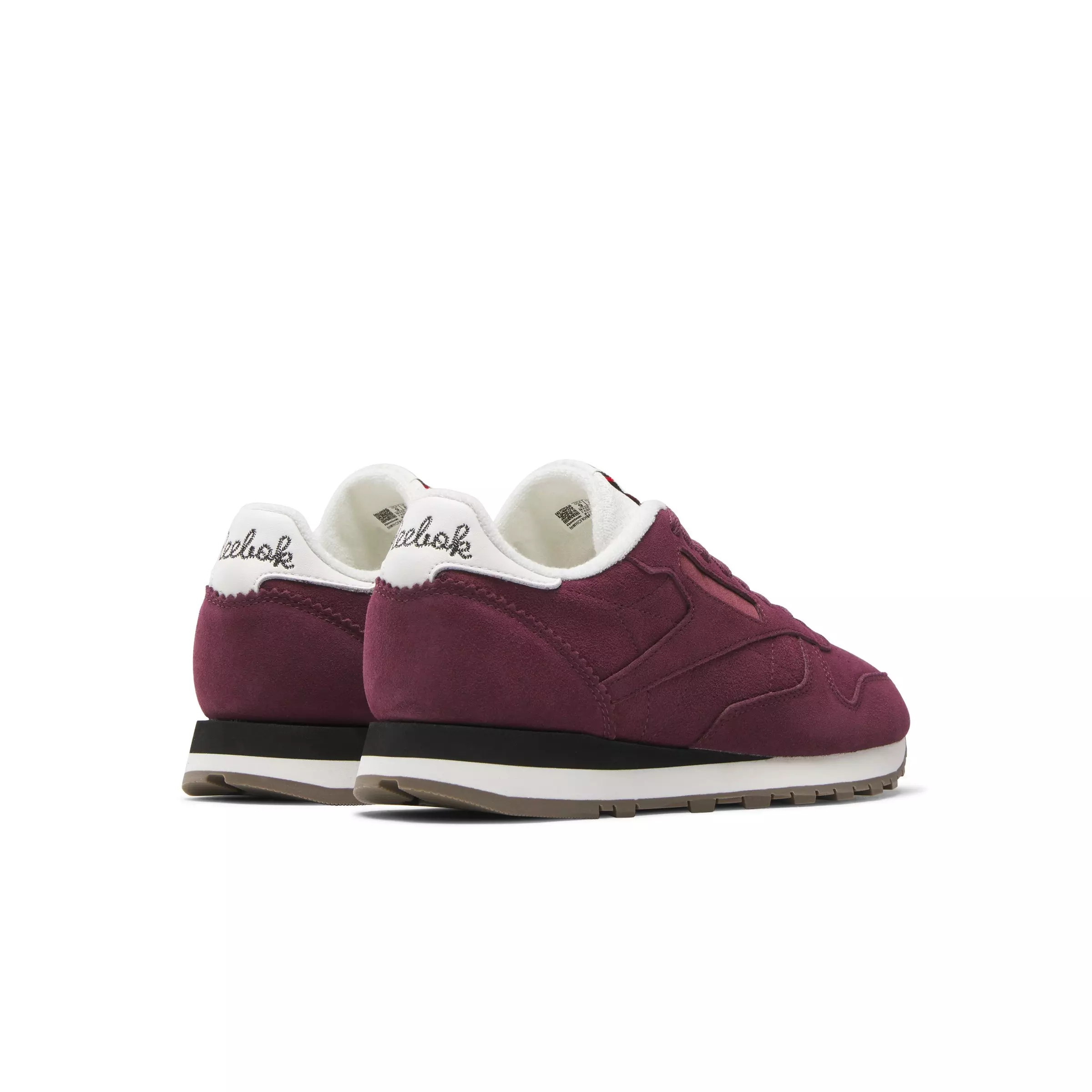 Reebok Classic Leather "Black Cherry/Chalk/Black" Men's Shoe - CHERRY/CHALK/BLACK