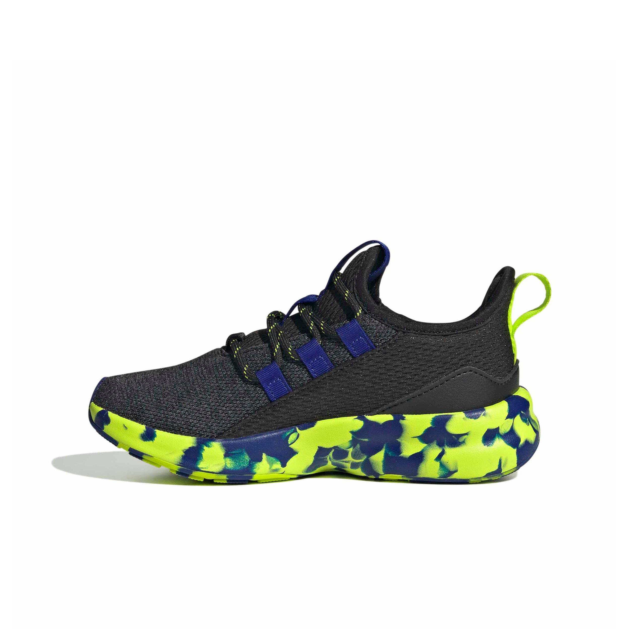 adidas Lite Racer Adapt 8.0 "Core Black/Solar Slime/Mystery Ink" Preschool Boys' Shoe - BLACK/SLIME/INK