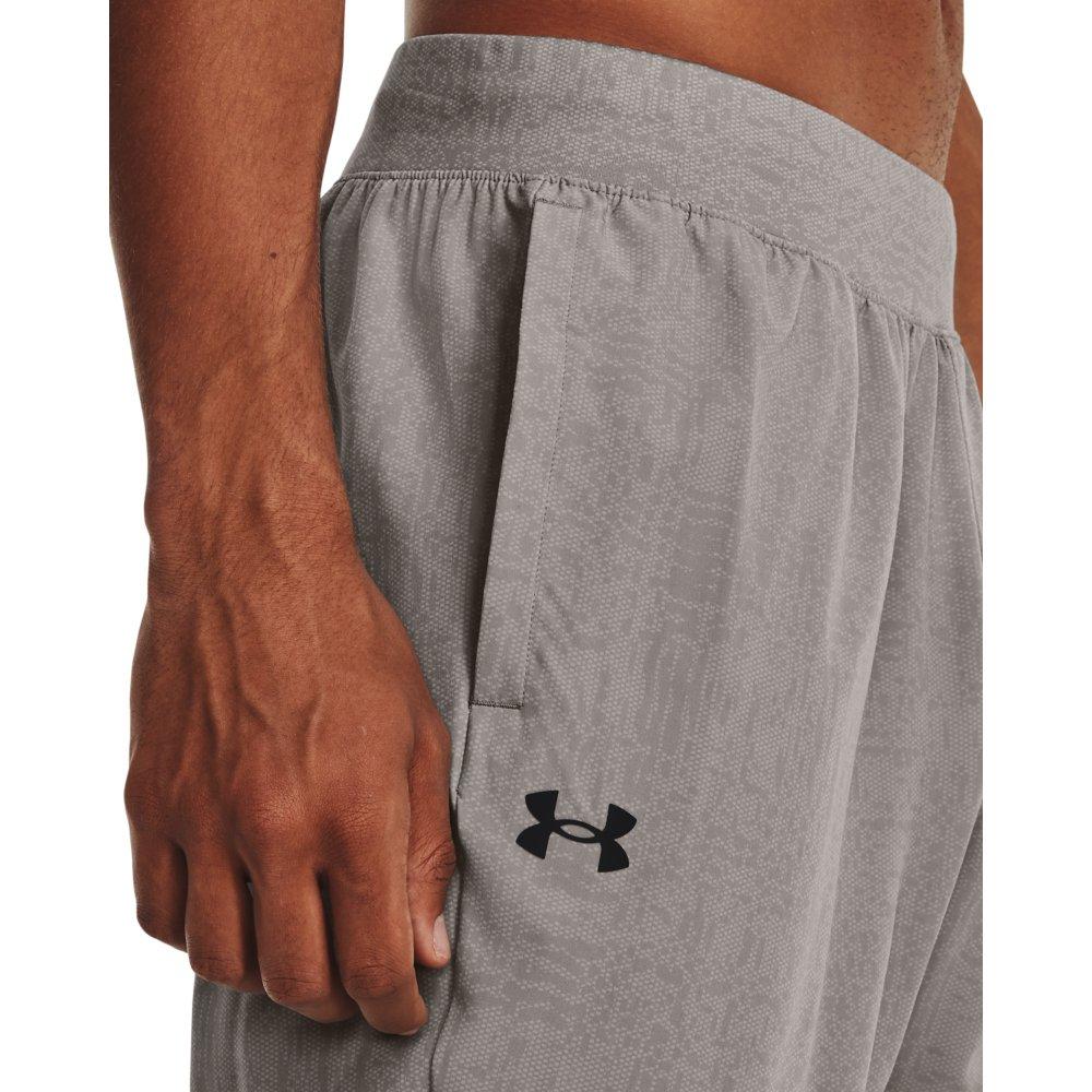 Under Armour Men's Stretch Woven Printed Joggers - GREY/BLACK Thumbnail View 3