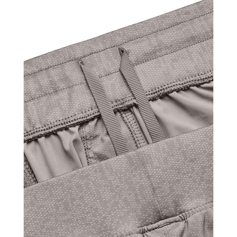 Under Armour Men's Stretch Woven Printed Joggers - GREY/BLACK Thumbnail View 4