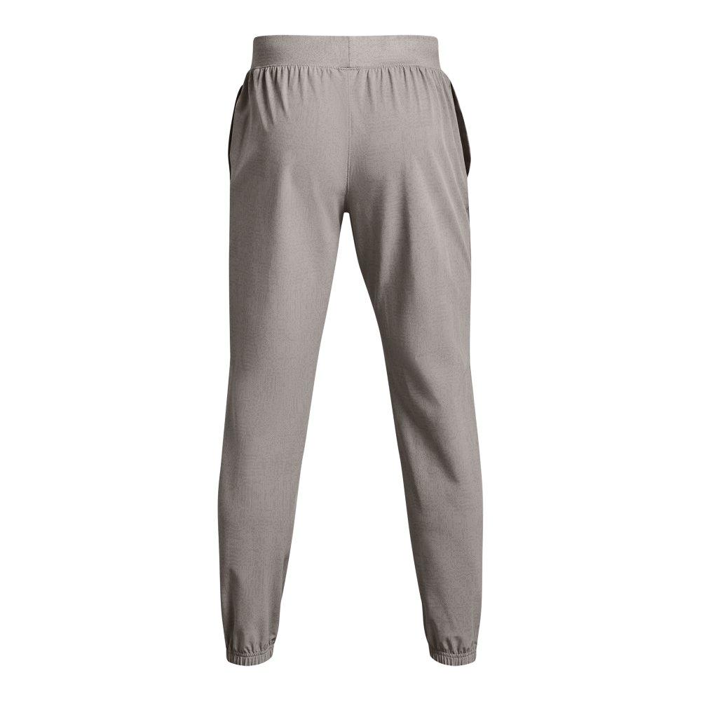 Under Armour Men's Stretch Woven Printed Joggers - GREY/BLACK Thumbnail View 7
