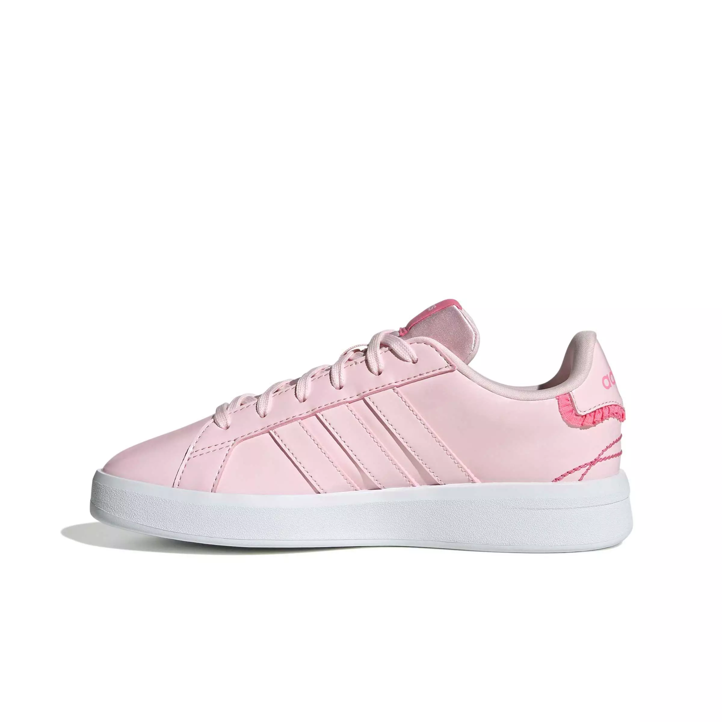 adidas Grand Court 3.0 "Distilled Pink/Distilled Pink/Bliss Pink" Grade School Girls' Shoe - PINK/PINK/PINK