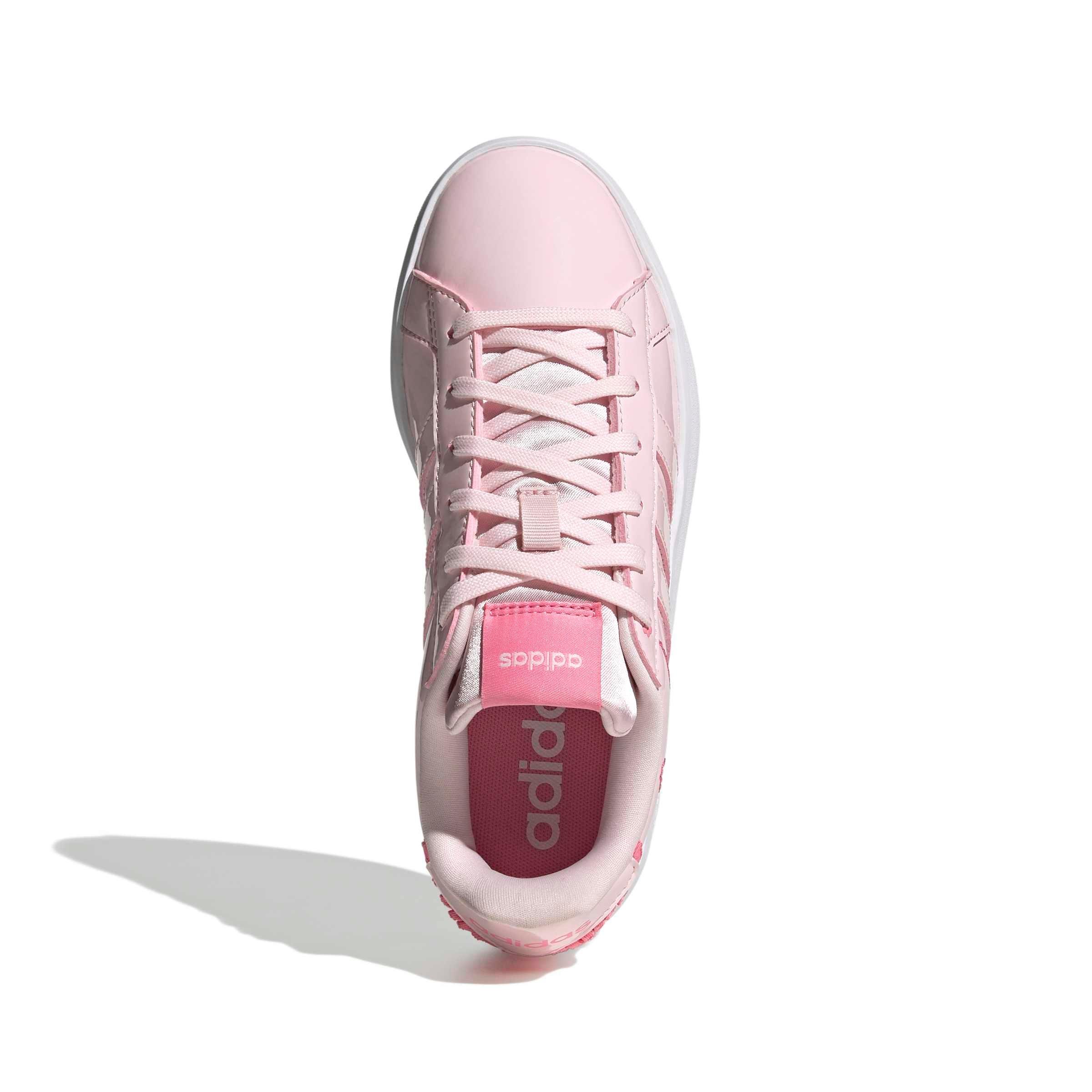 adidas Grand Court 3.0 "Distilled Pink/Distilled Pink/Bliss Pink" Grade School Girls' Shoe - PINK/PINK/PINK