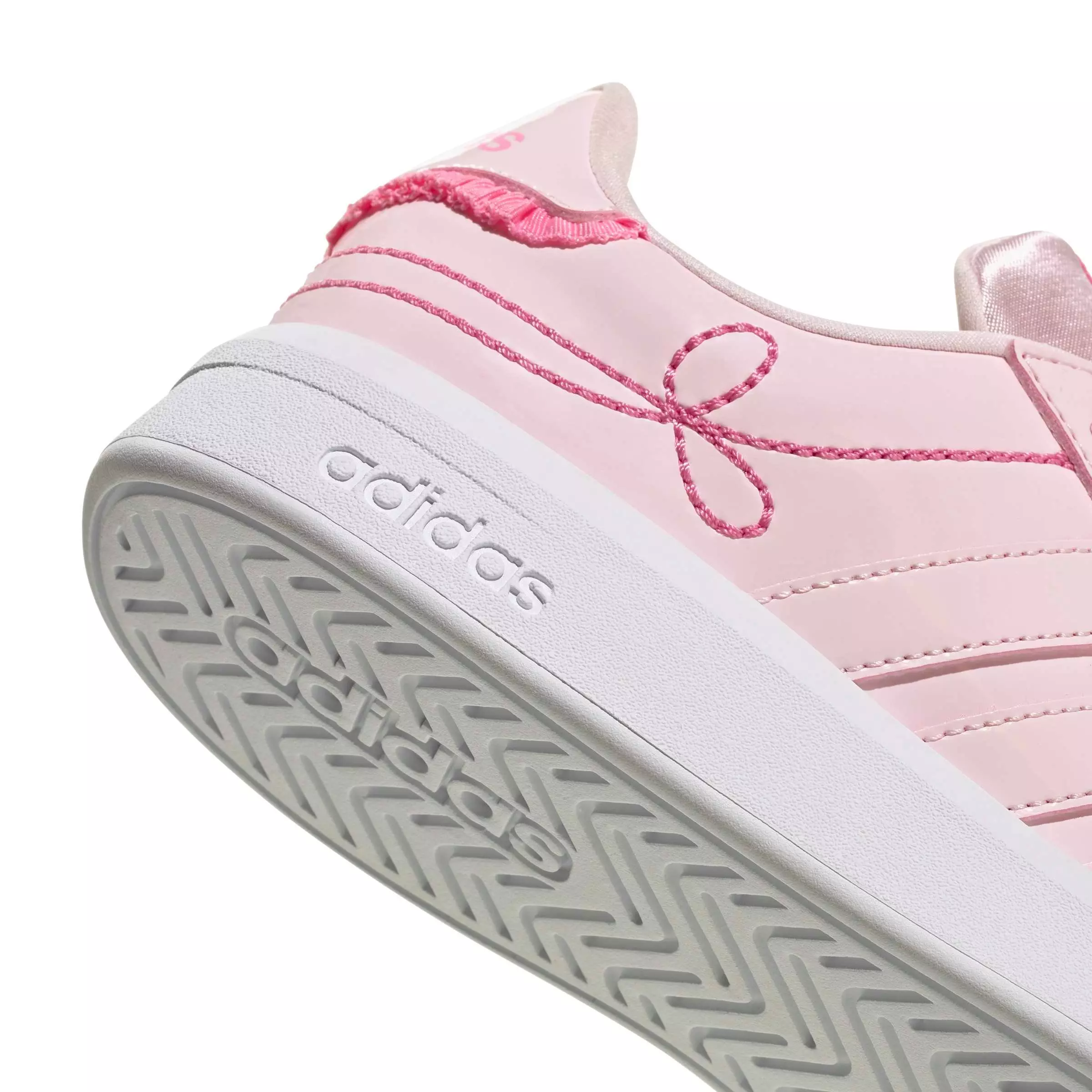 adidas Grand Court 3.0 "Distilled Pink/Distilled Pink/Bliss Pink" Grade School Girls' Shoe - PINK/PINK/PINK