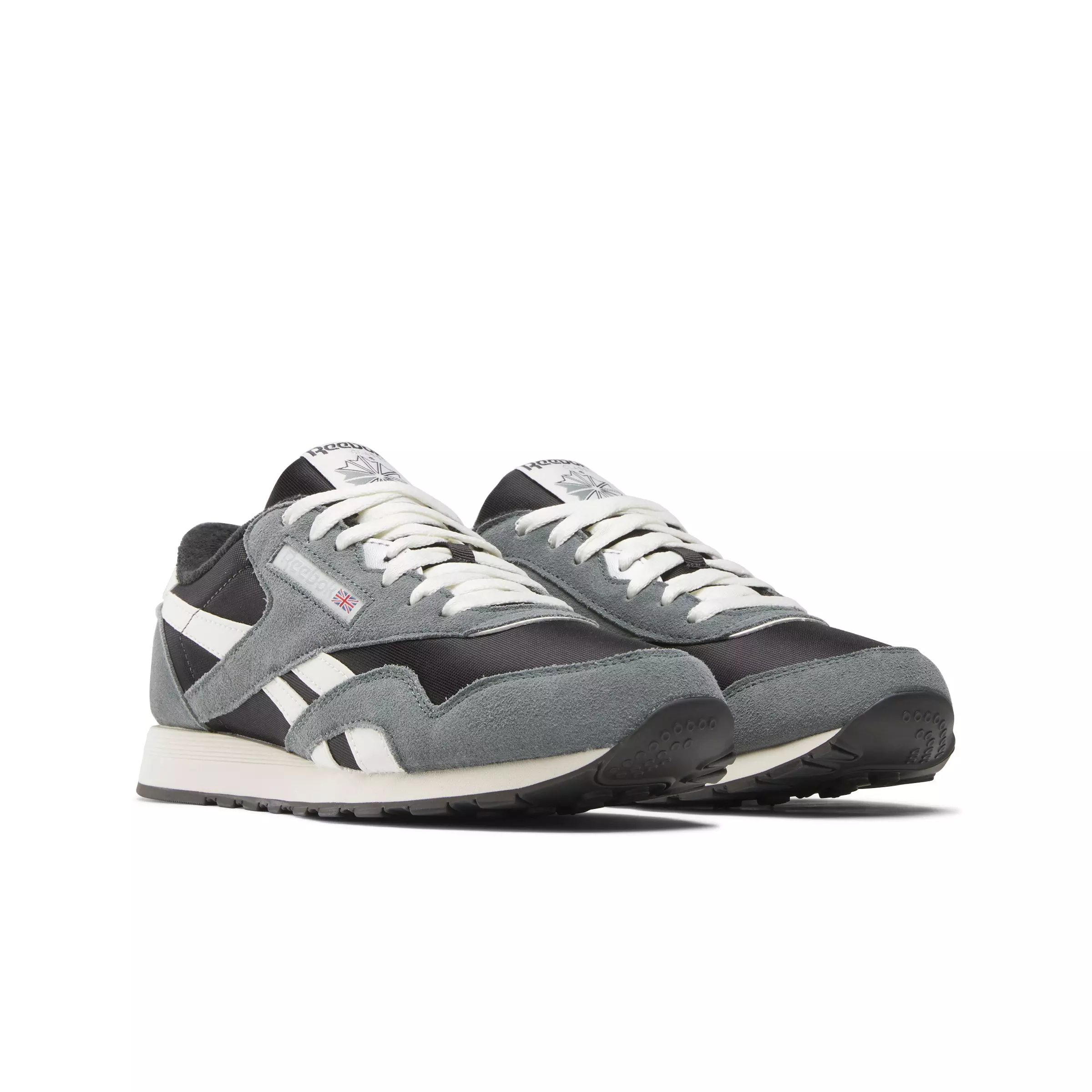 Reebok Classic Nylon "Grey/Dark Grey/White" Men's Shoe - GREY/DK GREY/BLACK
