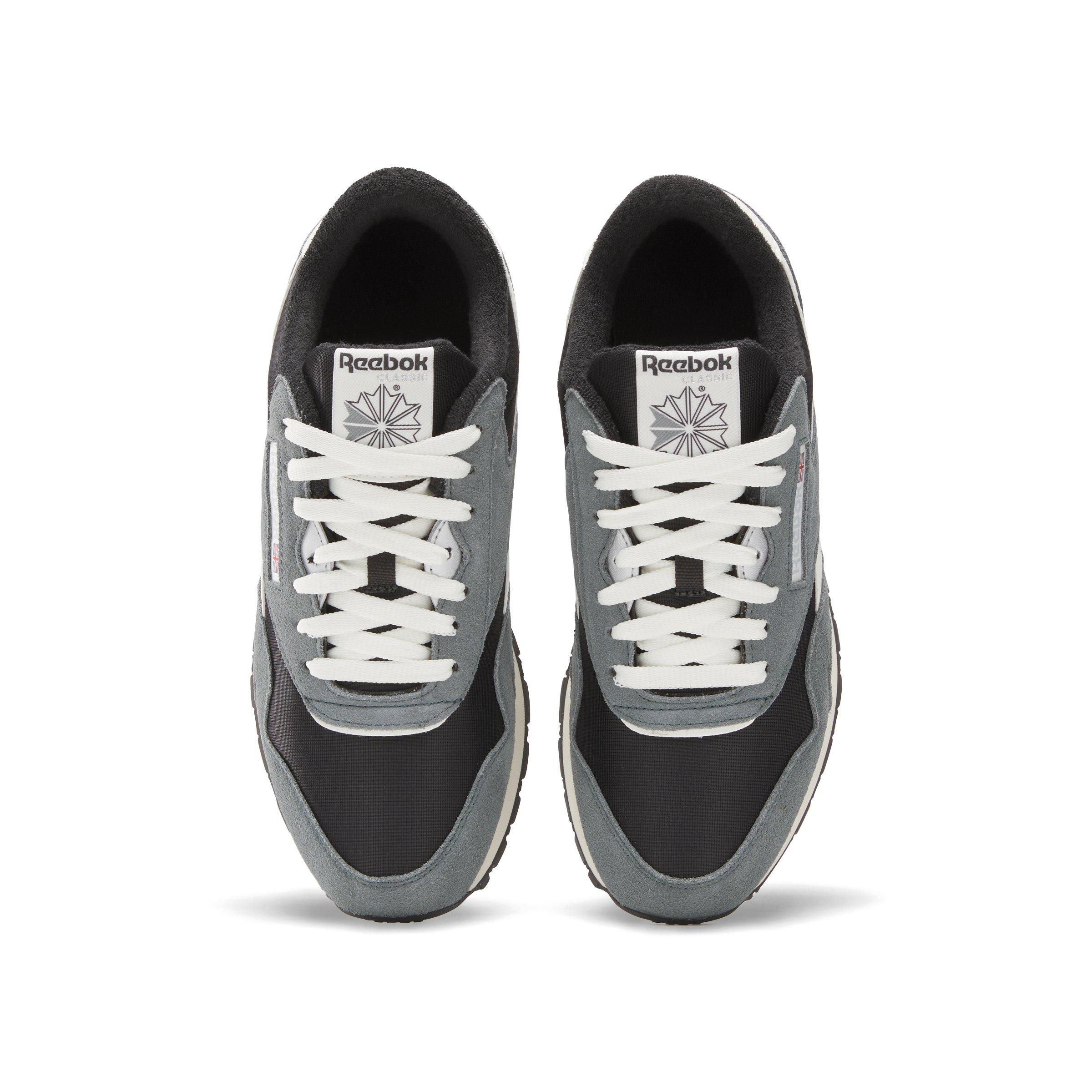 Reebok Classic Nylon "Grey/Dark Grey/White" Men's Shoe - GREY/DK GREY/BLACK Thumbnail View 4