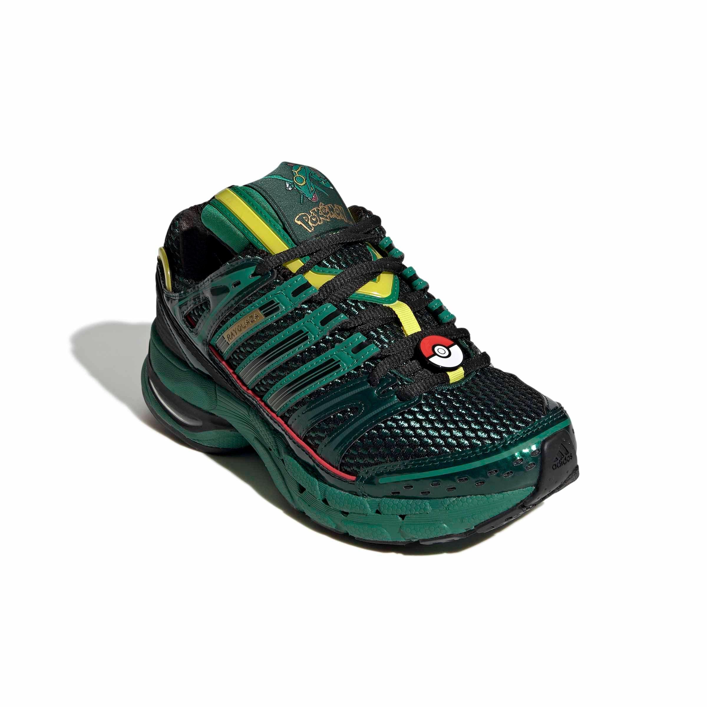 adidas Originals Pok&eacute;mon Adistar Control 5 "Rayquaza" Grade School Kids' Shoe - GREEN/BLACK/GREEN