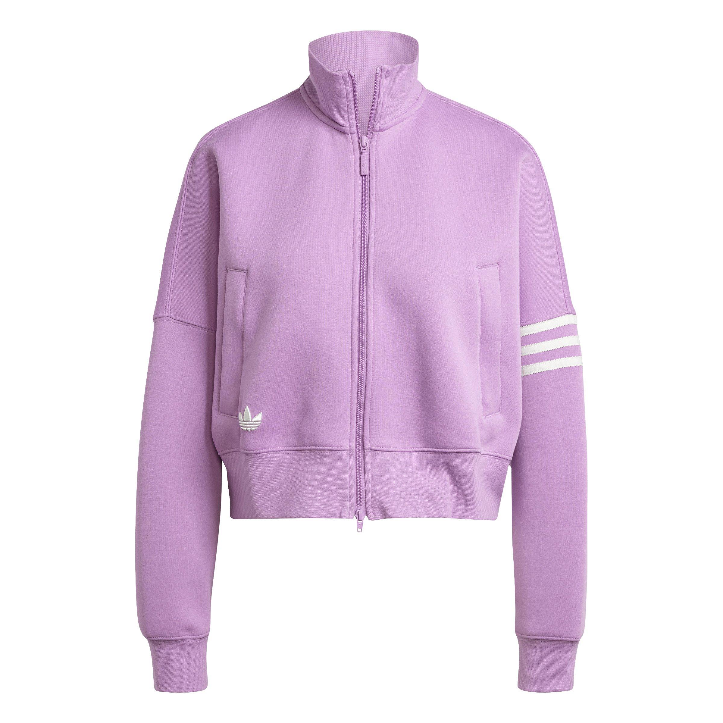adidas Originals Women's Neuclassics Track Top-Purple - Hibbett adidas Originals Women's Neuclassics Track Top-Purple - Hibbett
