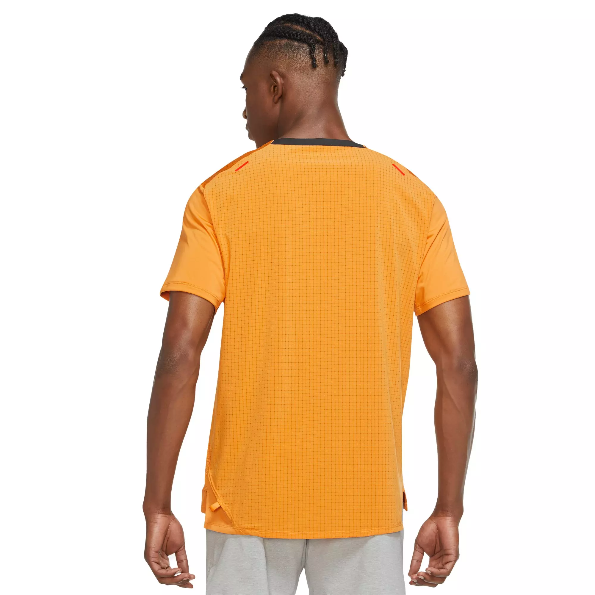 Nike Men's Dri-FIT Rise 365 Short-Sleeve Trail Running Top - BROWN