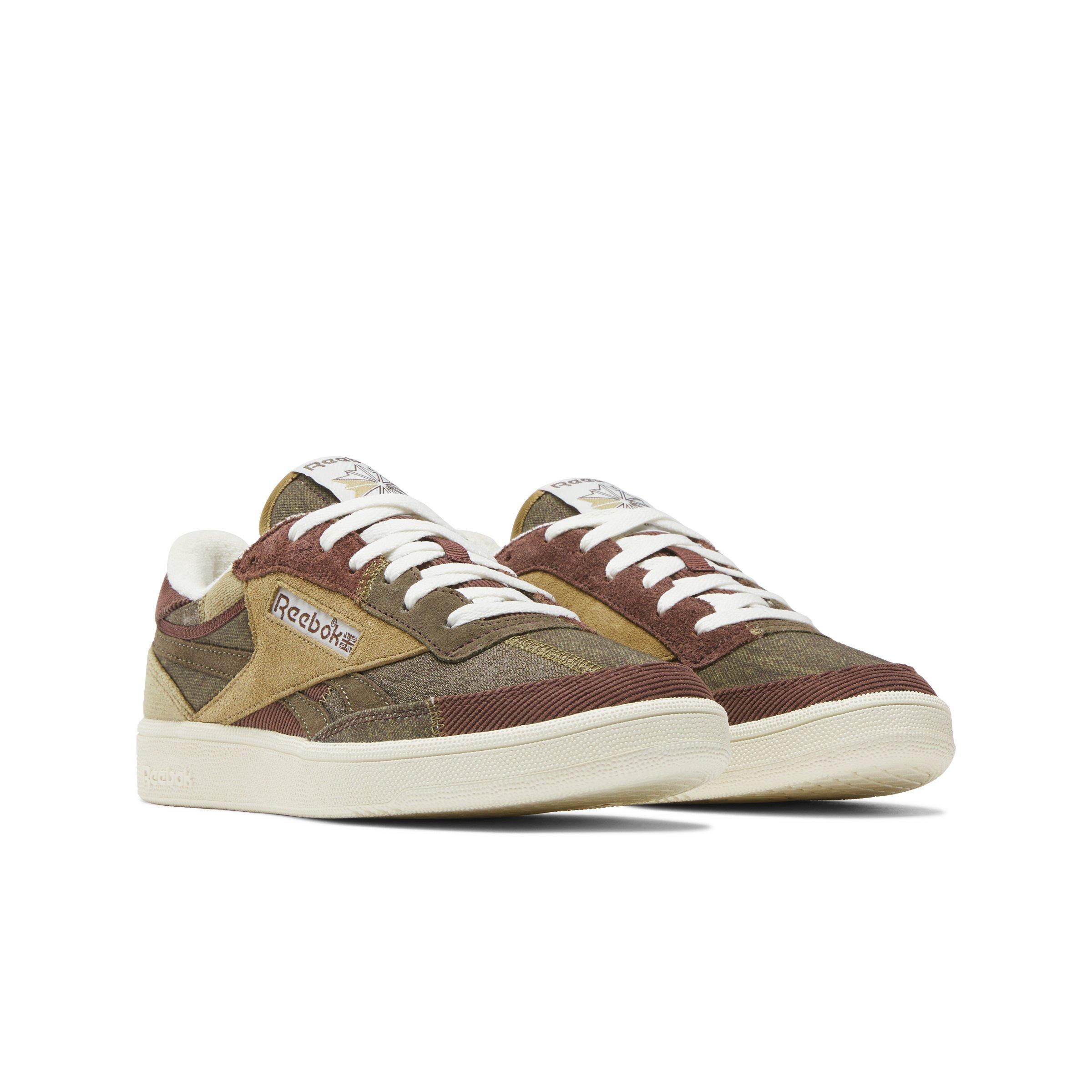 Reebok Club C Revenge Vintage "Brown/Light Brown/Olive" Men's Shoe - BROWN/LT BROWN/OLIVE Thumbnail View 2