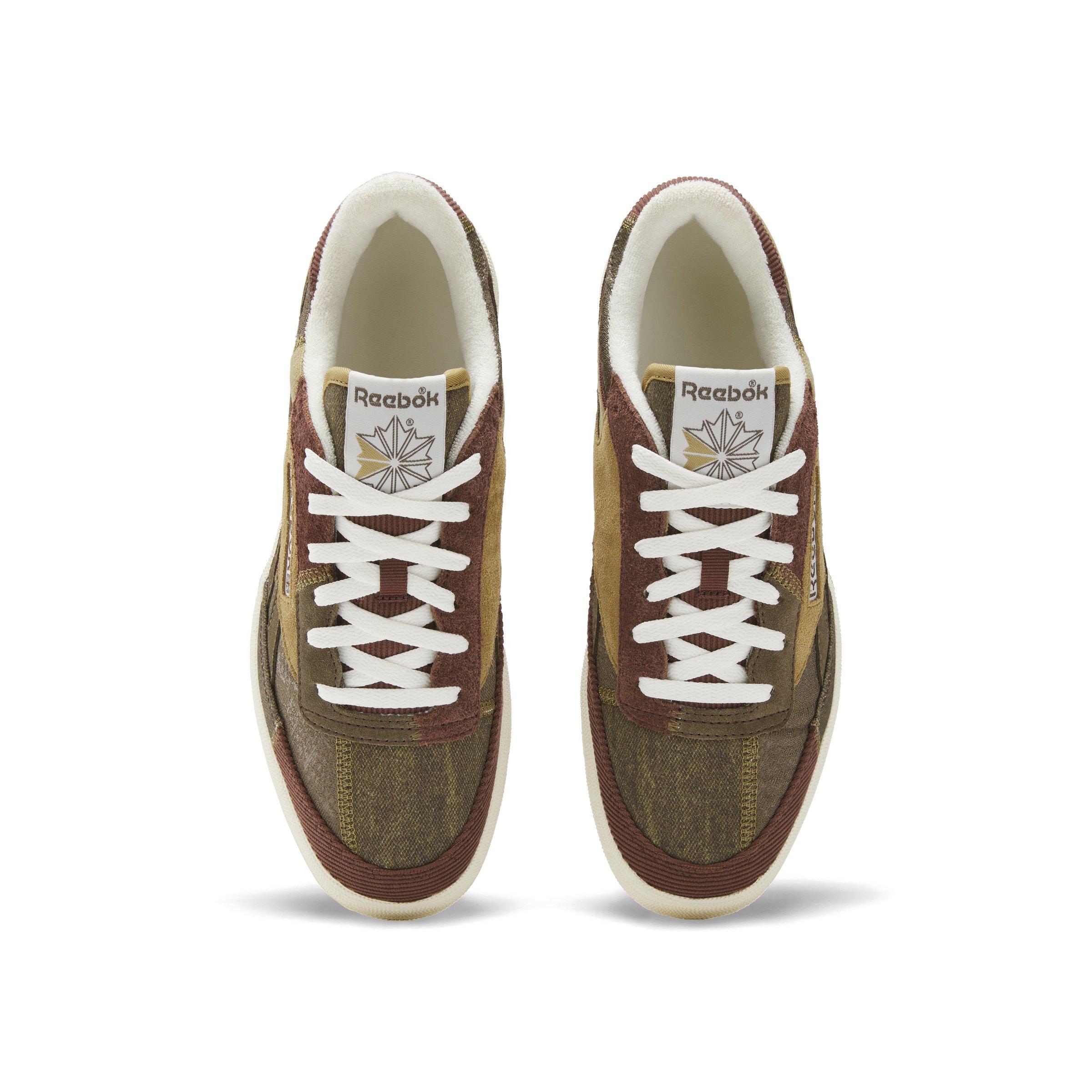 Reebok Club C Revenge Vintage "Brown/Light Brown/Olive" Men's Shoe - BROWN/LT BROWN/OLIVE Thumbnail View 4