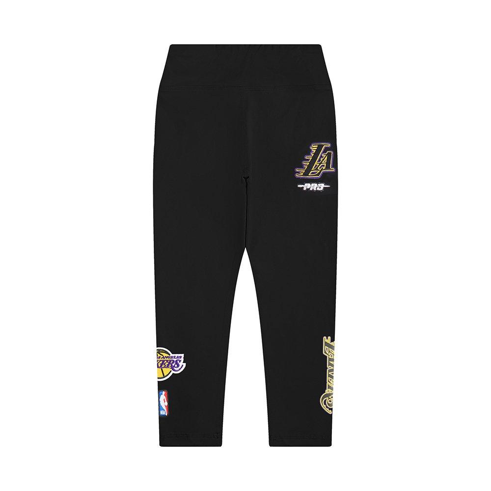 Pro Standard NBA Los Angeles Lakers​ Classic Big Girls'​ Rib Fleece Sweatpants -Black - BLACK Thumbnail View 1