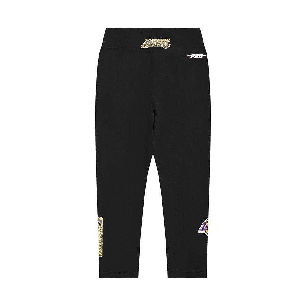 Pro Standard NBA Los Angeles Lakers​ Classic Big Girls'​ Rib Fleece Sweatpants -Black - BLACK Thumbnail View 2