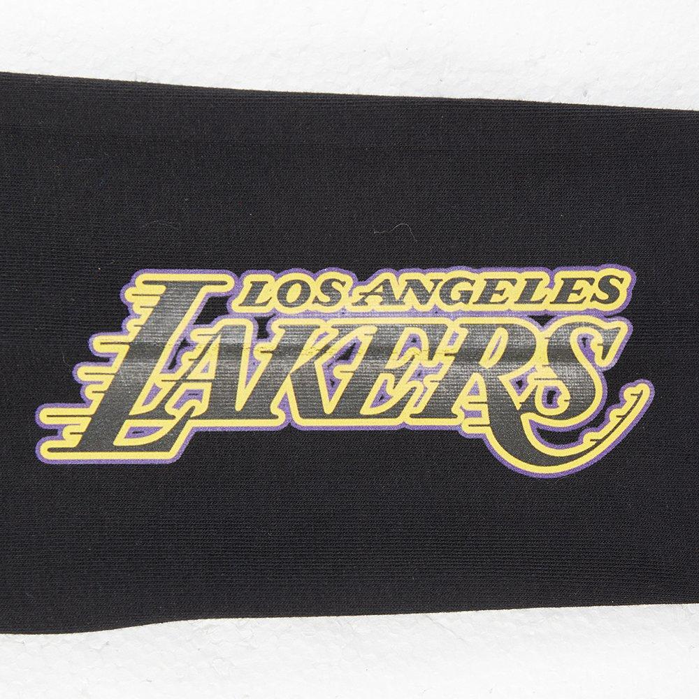 Pro Standard NBA Los Angeles Lakers​ Classic Big Girls'​ Rib Fleece Sweatpants - Black - BLACK Thumbnail View 3