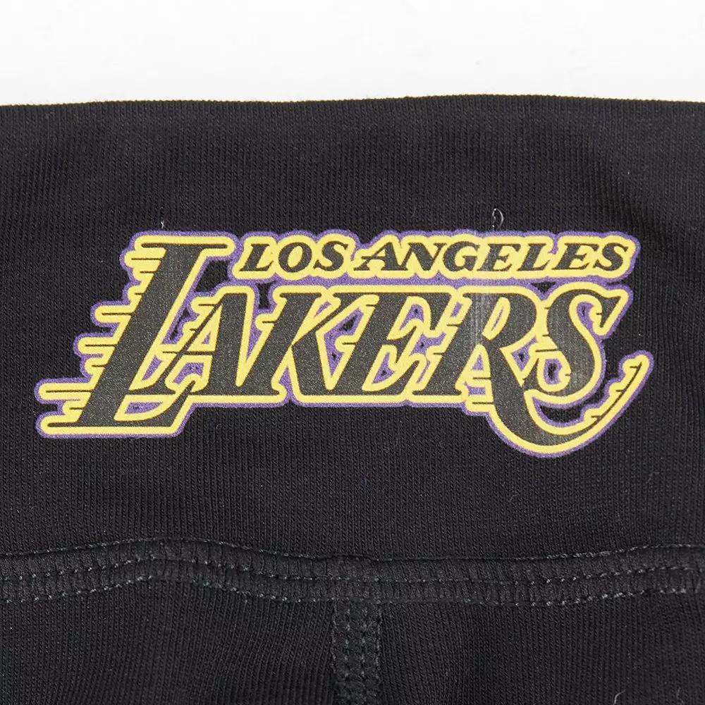 Pro Standard NBA Los Angeles Lakers​ Classic Big Girls'​ Rib Fleece Sweatpants - Black - BLACK