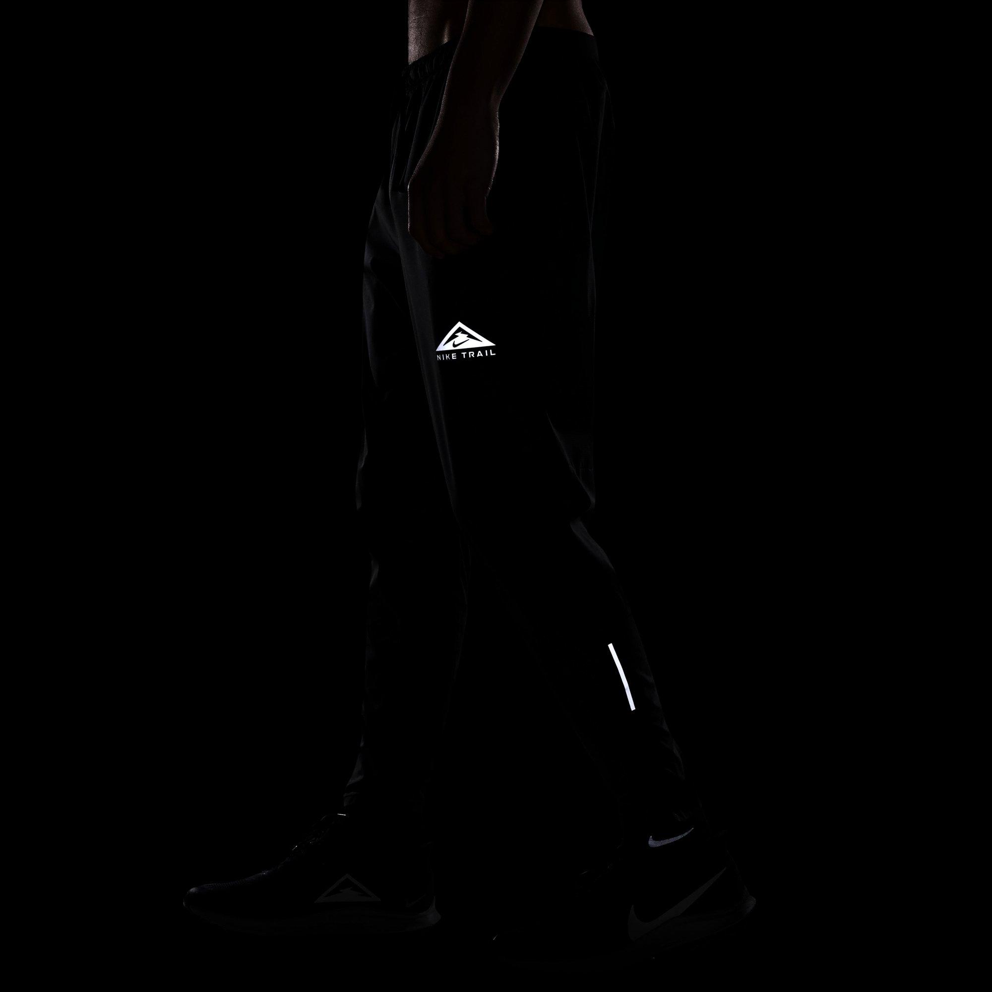 Nike Men's Dri-FIT Phenom Elite Knit Trail Running Pants - BLACK Thumbnail View 4
