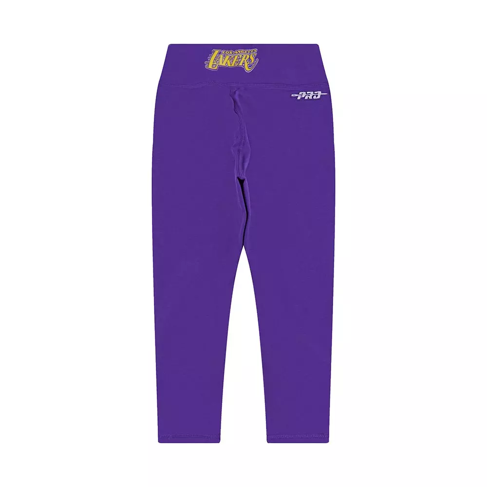 Pro Standard NBA Los Angeles Lakers​ Classic Little Girls'​ Rib Fleece Sweatpants - Purple - PURPLE