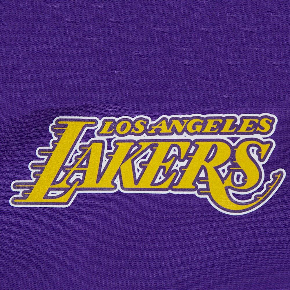 Pro Standard NBA Los Angeles Lakers​ Classic Little Girls'​ Rib Fleece Sweatpants -Purple - PURPLE Thumbnail View 3