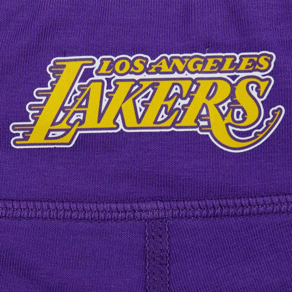Pro Standard NBA Los Angeles Lakers​ Classic Little Girls'​ Rib Fleece Sweatpants - Purple - PURPLE