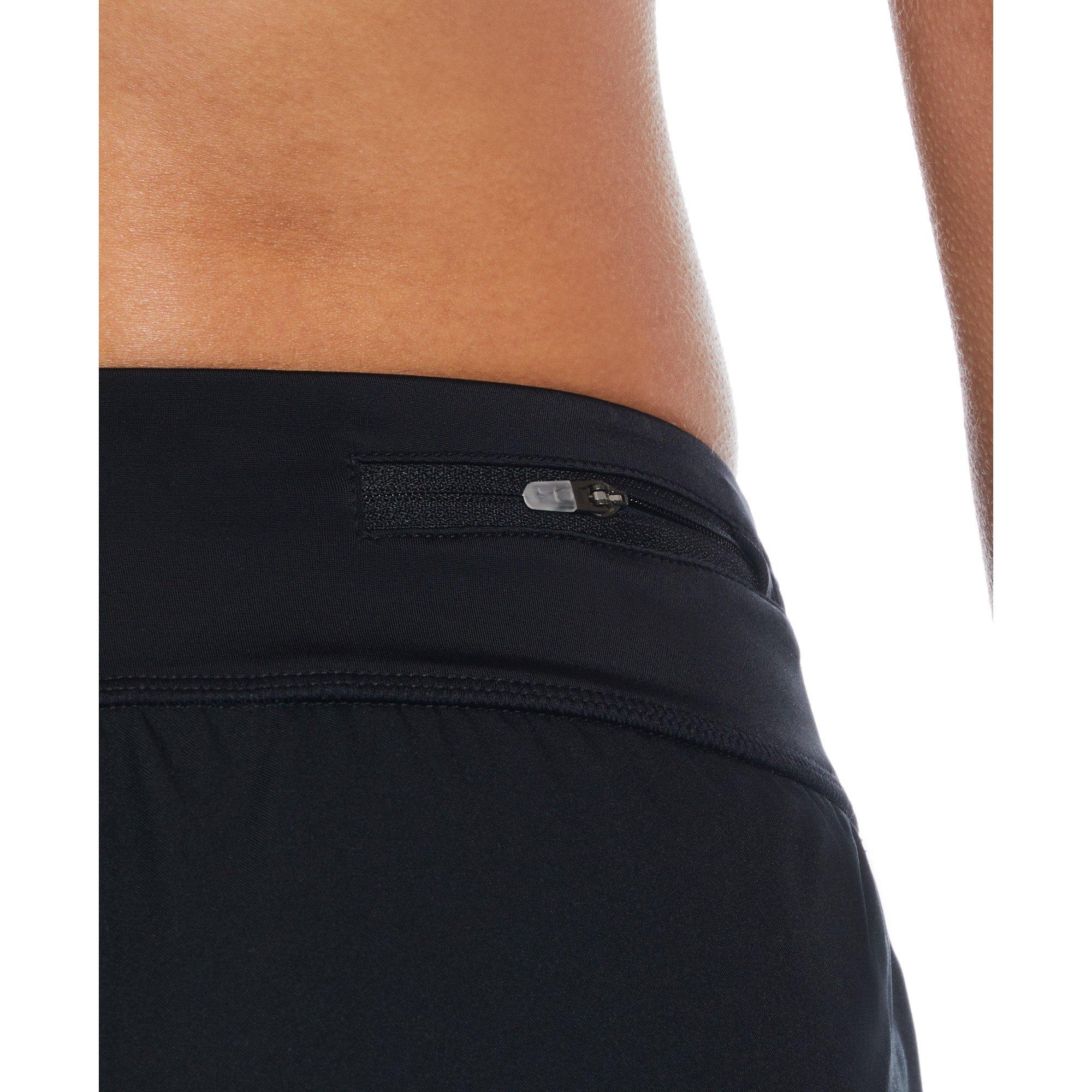 Nike Women's Solid Element Swimming Boardshorts - BLACK Thumbnail View 3