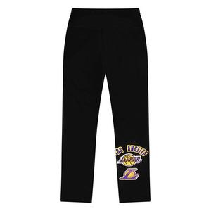 Pro Standard Little Girls' NBA Los Angeles Lakers Retro Classic Leggings -Black