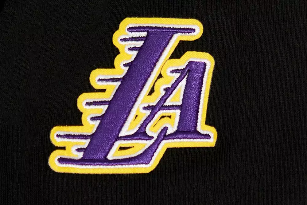 Pro Standard Little Girls' NBA Los Angeles Lakers Retro Classic Leggings - Black - BLACK