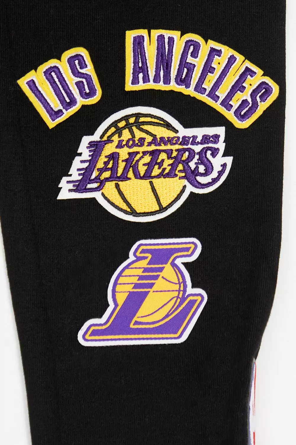 Pro Standard Little Girls' NBA Los Angeles Lakers Retro Classic Leggings - Black - BLACK