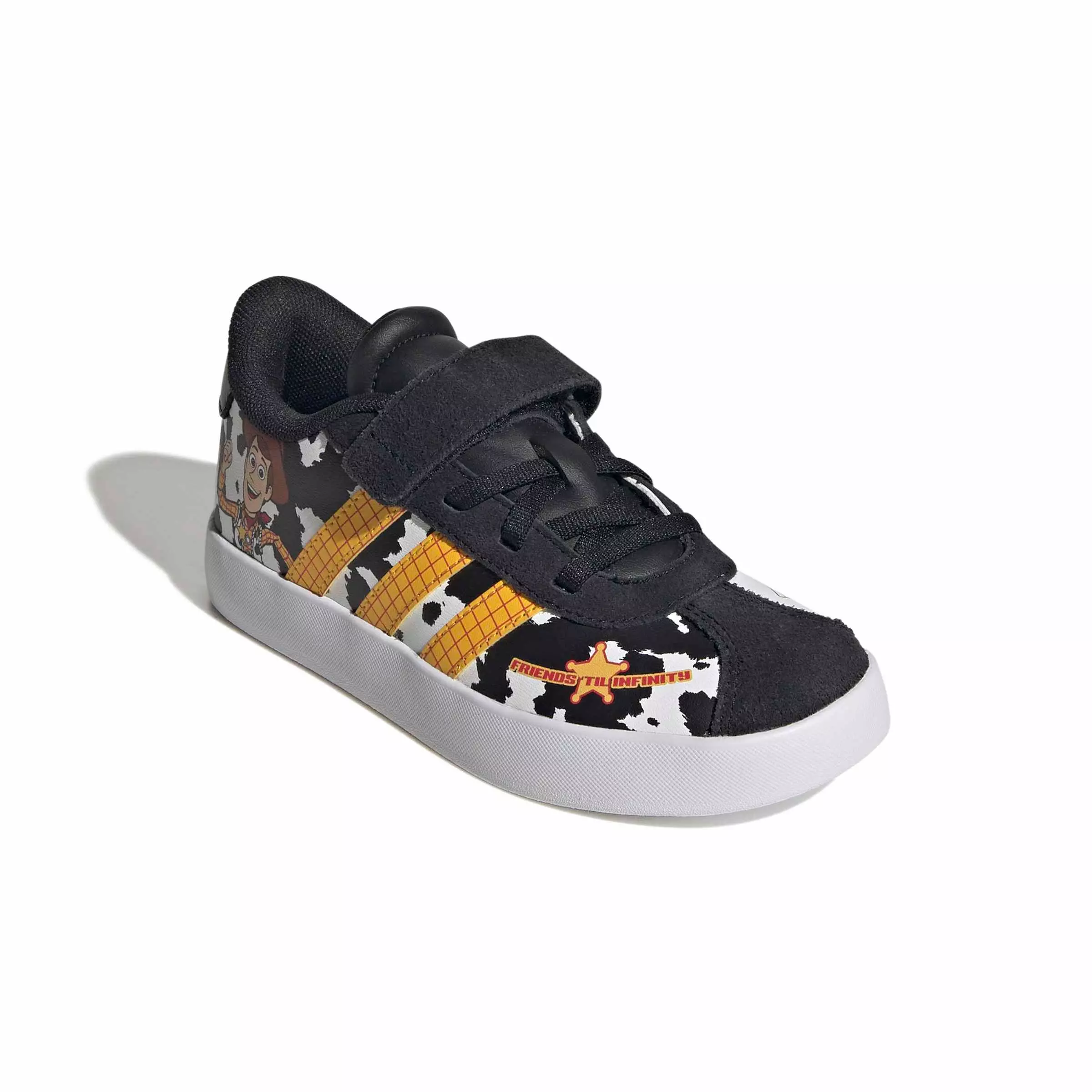 adidas Pixar Toy Story VL Court 3.0 "Ftwr White/Ftwr White/Core Black" Preschool Boys' Shoe - WHITE/WHITE/BLACK