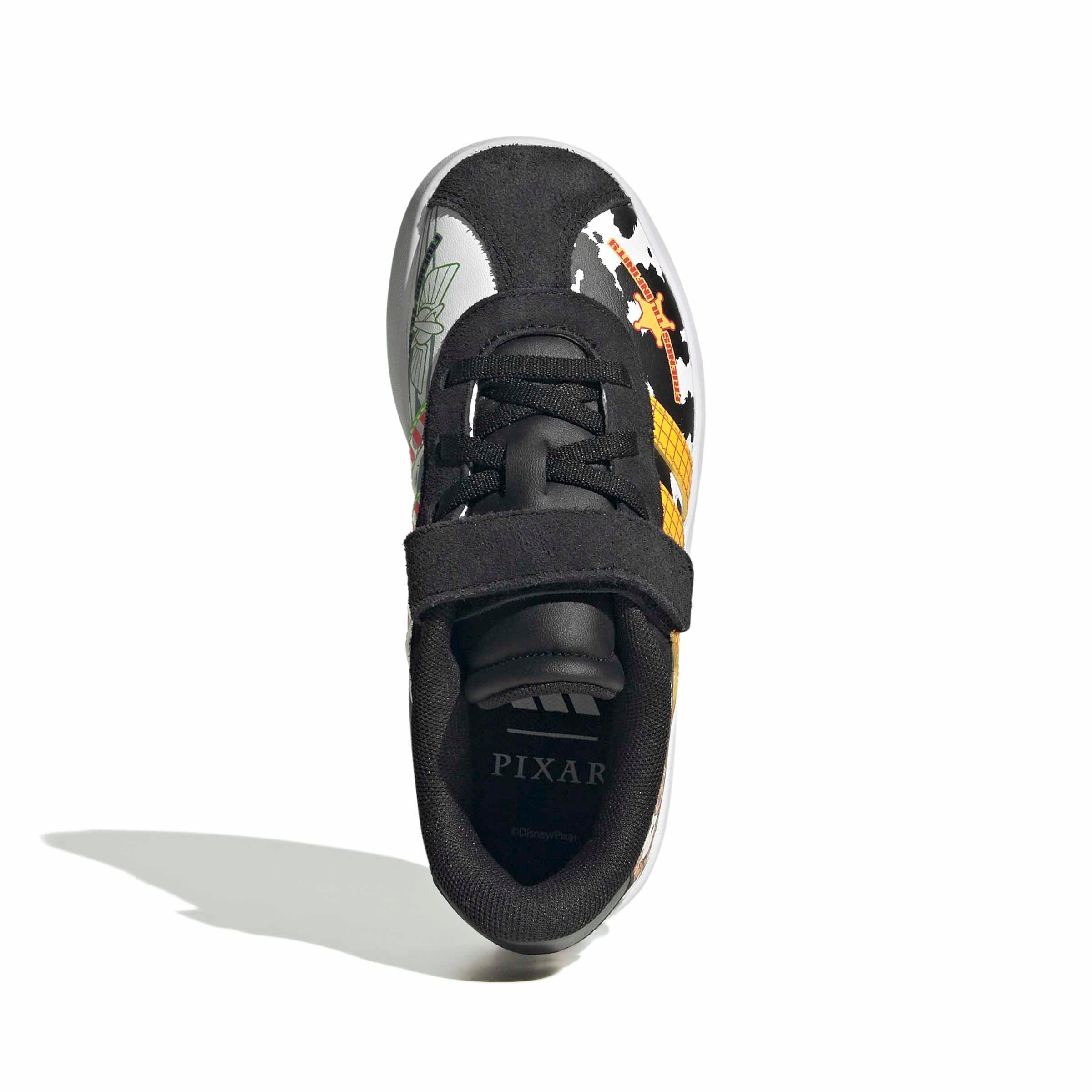 adidas Pixar Toy Story VL Court 3.0 "Ftwr White/Ftwr White/Core Black" Preschool Boys' Shoe - WHITE/WHITE/BLACK