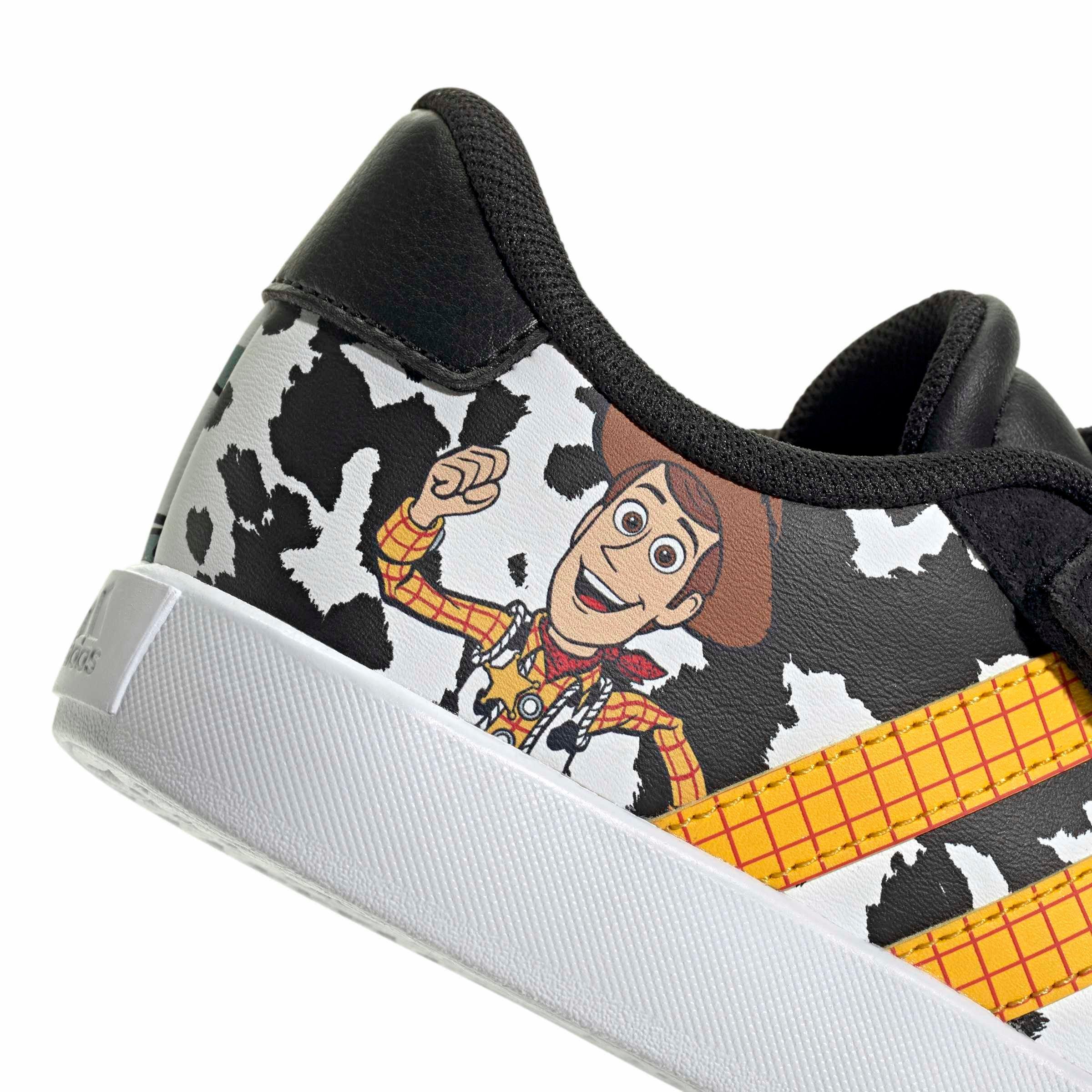 adidas Pixar Toy Story VL Court 3.0 "Ftwr White/Ftwr White/Core Black" Preschool Boys' Shoe - WHITE/WHITE/BLACK