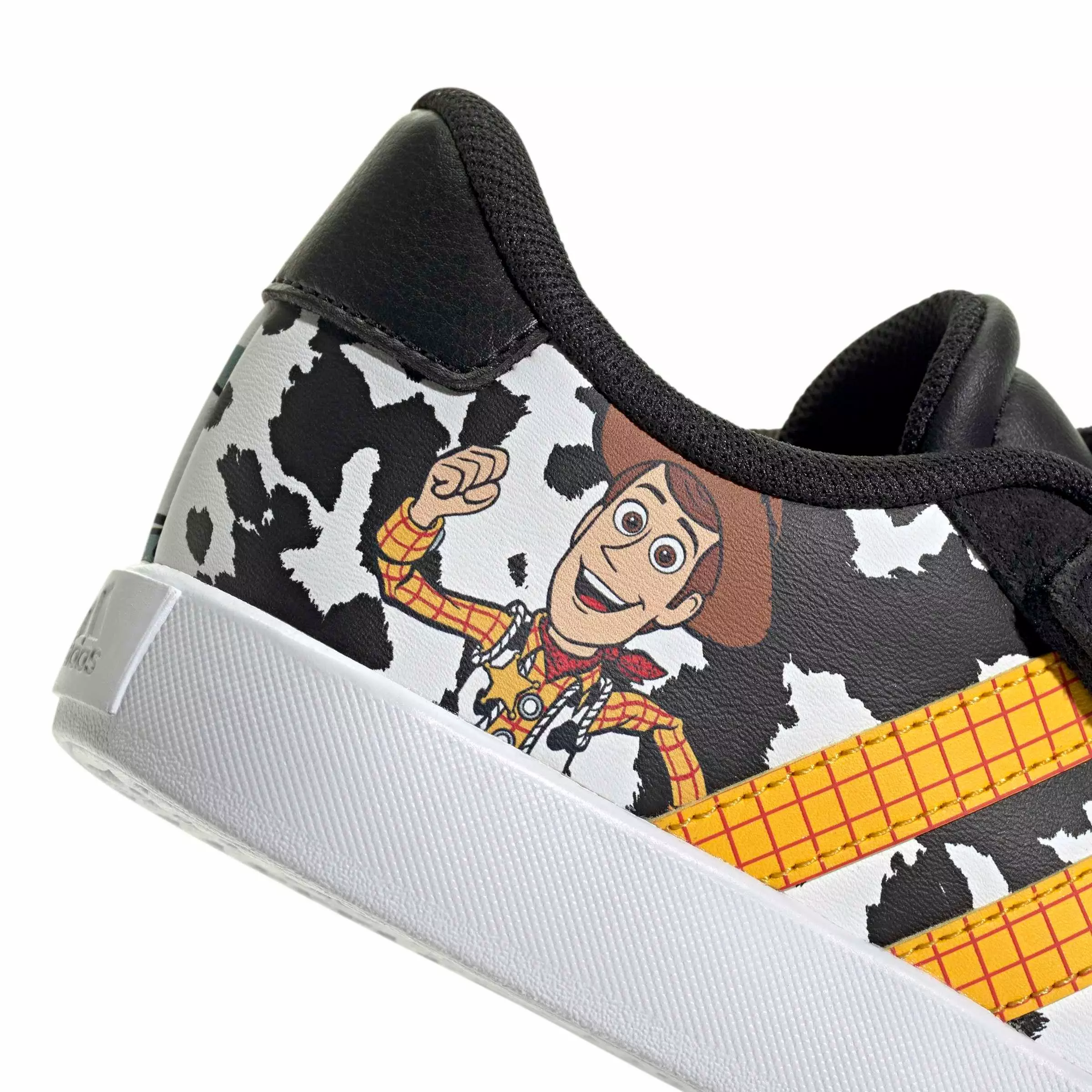 adidas Pixar Toy Story VL Court 3.0 "Ftwr White/Ftwr White/Core Black" Preschool Boys' Shoe - WHITE/WHITE/BLACK
