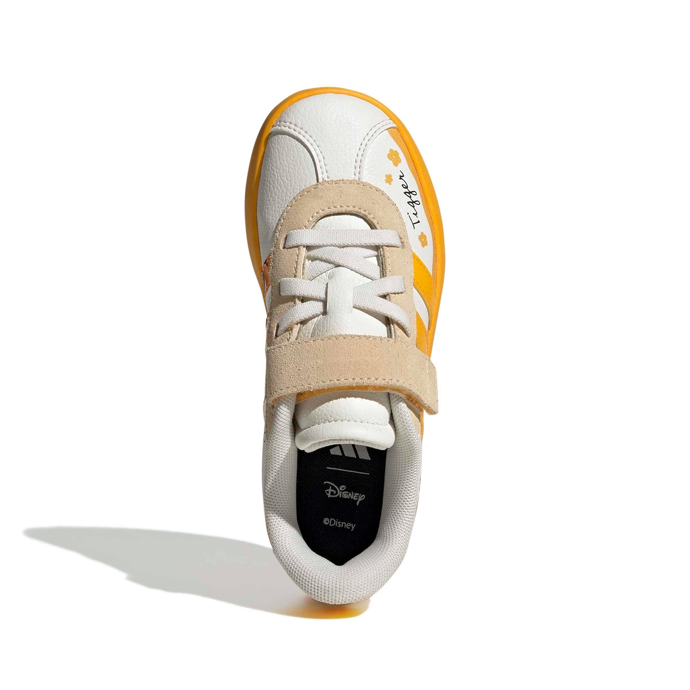 adidas Disney VL Court 3.0 "Off White/Crew Yellow/Core Black" Preschool Boys' Shoe - OFF WHITE/YELLOW/BLACK