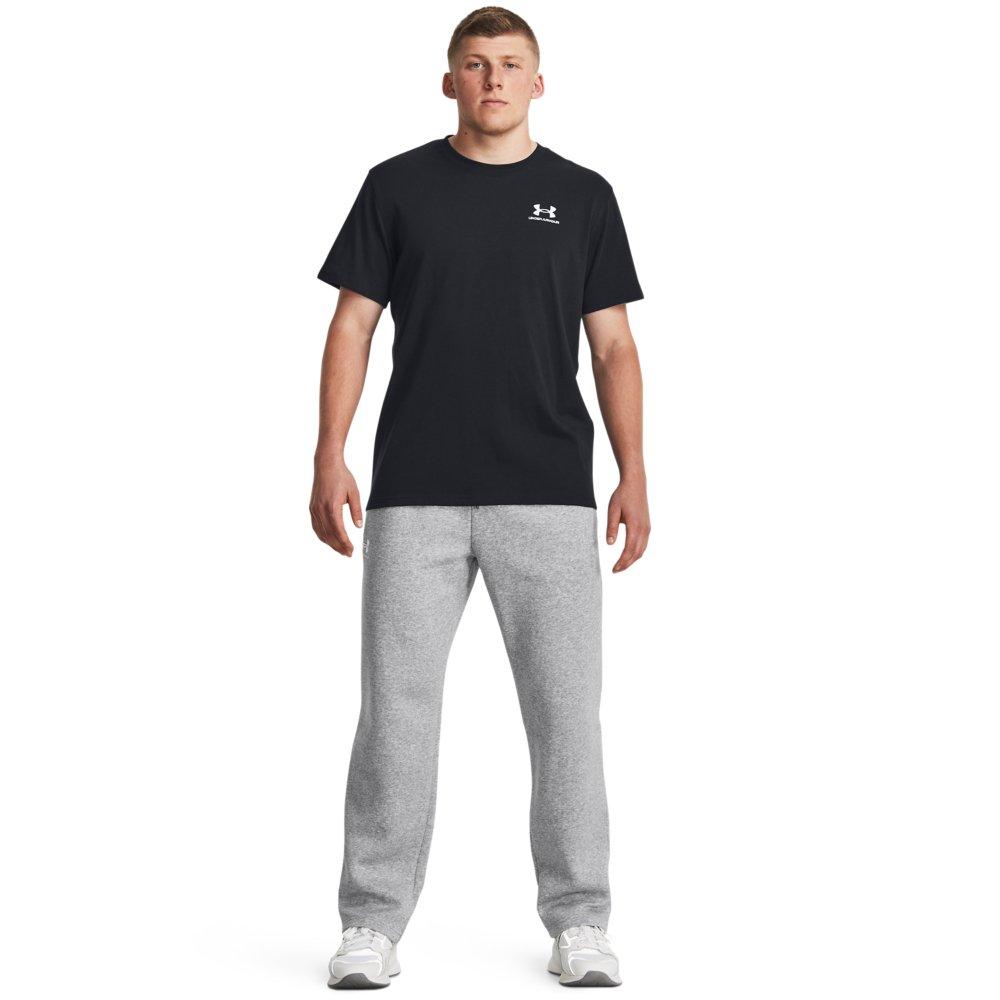 Under Armour Men's Essential Fleece Pants - GREY/WHITE Thumbnail View 4