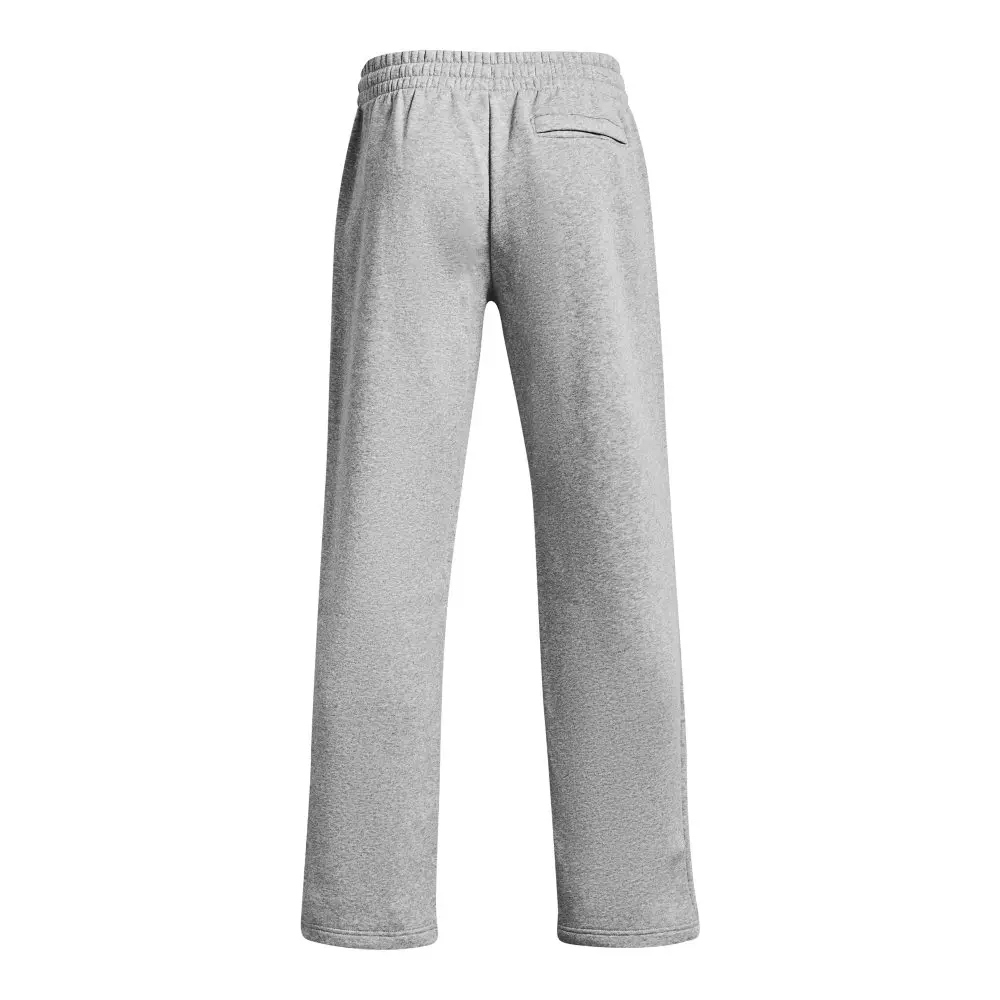 Under Armour Men's Essential Fleece Pants - GREY/WHITE