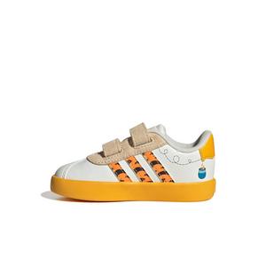 adidas Disney VL Court 3.0 "Off White/Crew Yellow/Core Black" Infant Boys' Shoe - OFF WHITE/YELLOW/BLACK