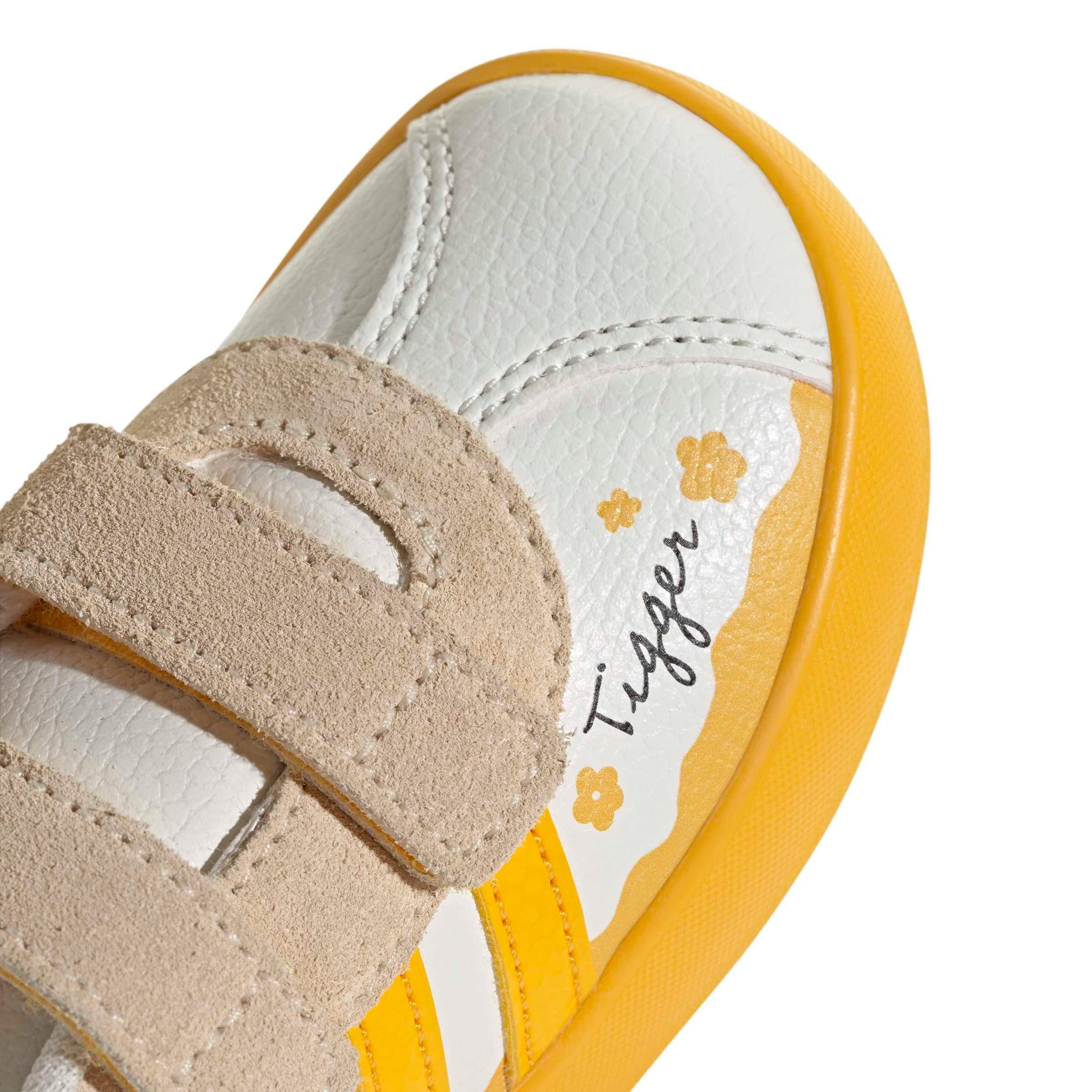 adidas Disney VL Court 3.0 "Off White/Crew Yellow/Core Black" Infant Boys' Shoe - OFF WHITE/YELLOW/BLACK