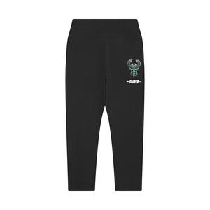 Pro Standard Little Girls' NBA Milwaukee Bucks Retro Classic Leggings -Black