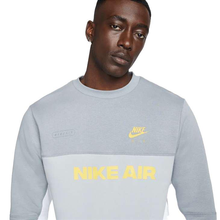 Nike Air Men's Fleece Crew-Neck Sweatshirt.