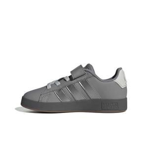 adidas Marvel Avengers Grand Court "Grey Three/Silver Metallic/Grey One" Preschool Boys' Shoe - GREY/SILVER/GREY