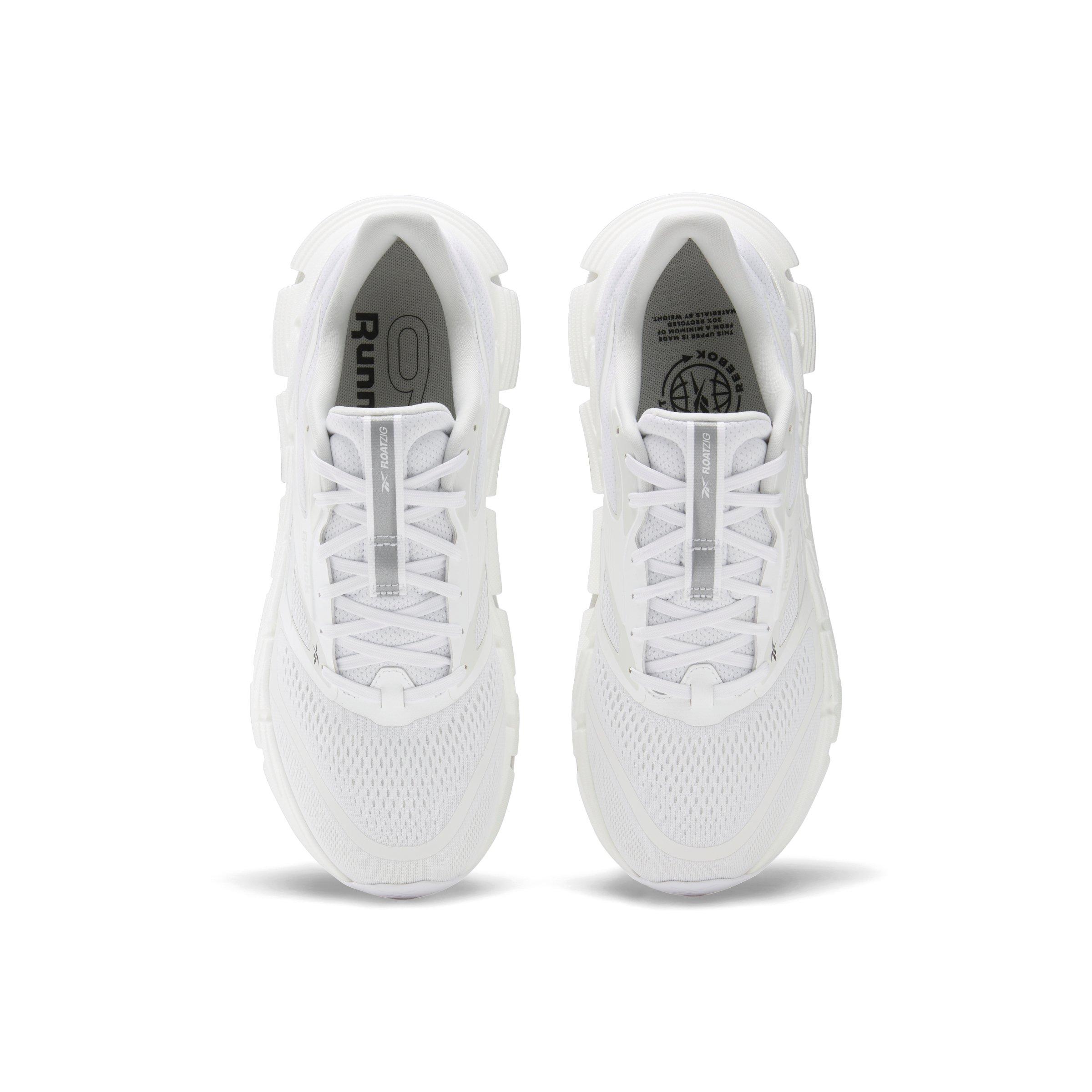 Reebok FloatZig 2 "White/White/White" Men's Running Shoe - WHITE/WHITE/WHITE Thumbnail View 4