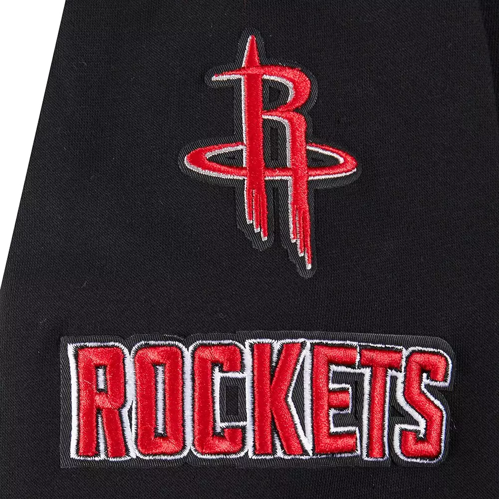 Pro Standard Little Girls'​ NBA Houston Rockets Classic Logo Jacket -Black - BLACK