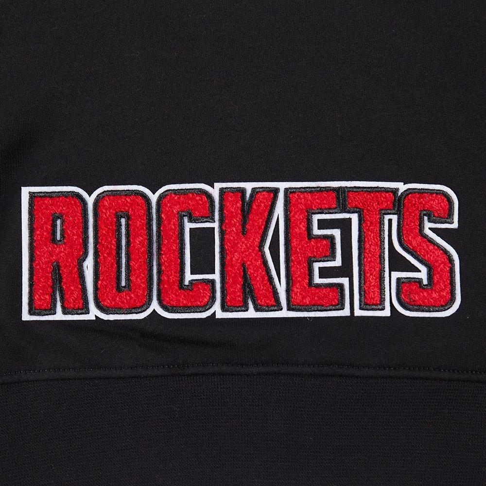 Pro Standard Little Girls'​ NBA Houston Rockets Classic Logo Jacket - Black - BLACK Thumbnail View 4