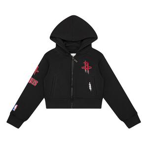 Pro Standard Little Girls'​ NBA Houston Rockets Classic Logo Jacket -Black