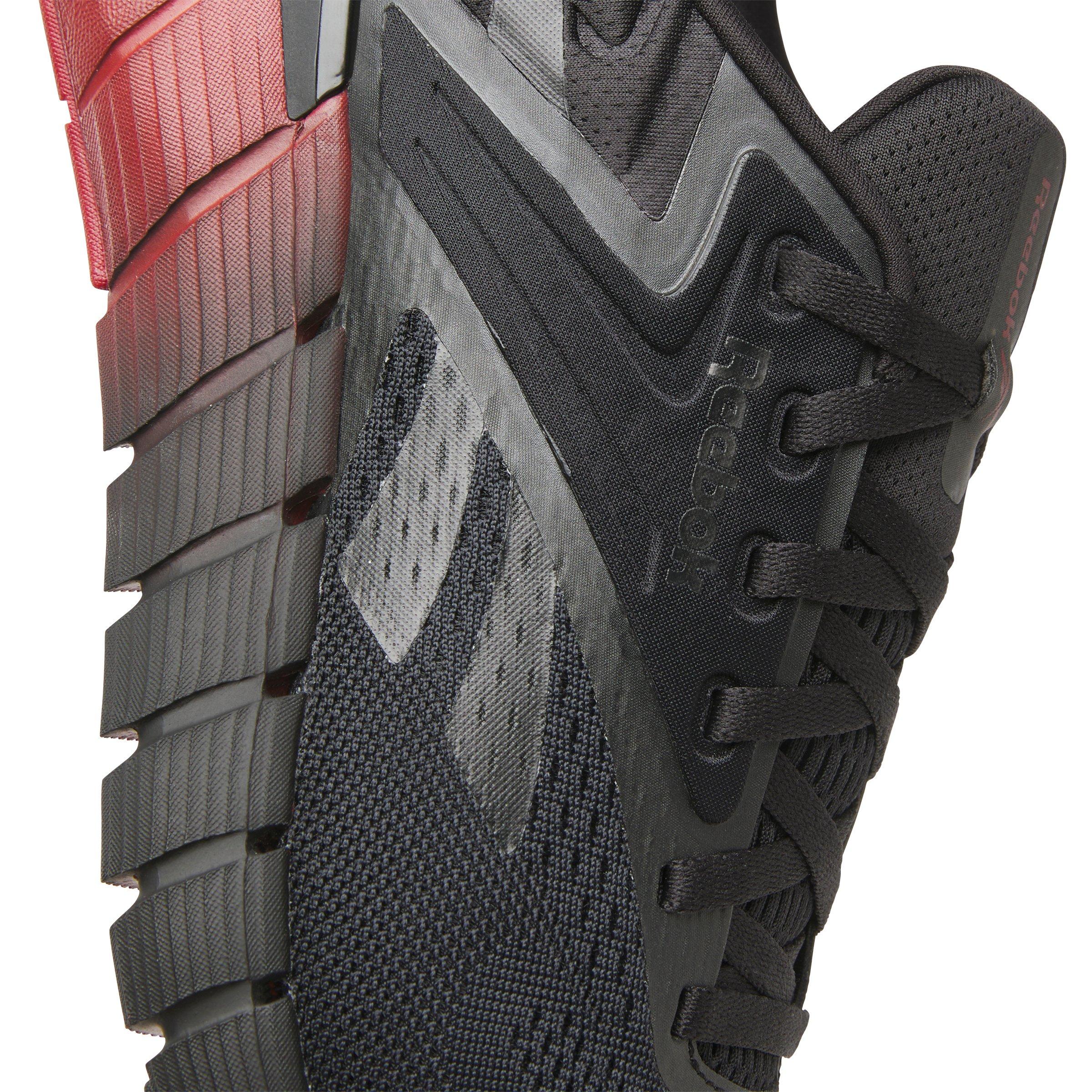 Reebok Nano Gym "Black/Retro Red" Men's Training Shoe - BLACK/RED Thumbnail View 6