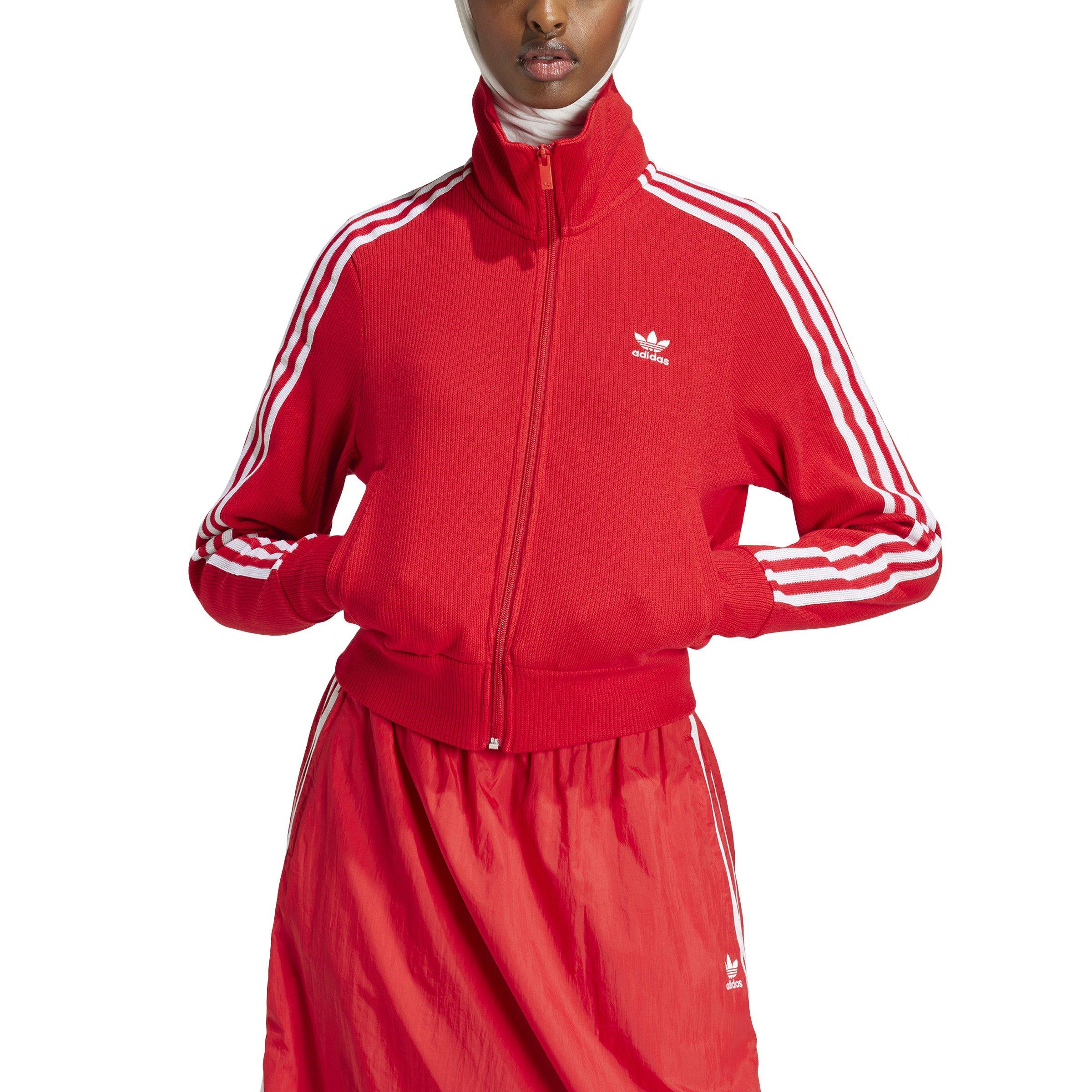 adidas Originals Women's Knit Top-Red